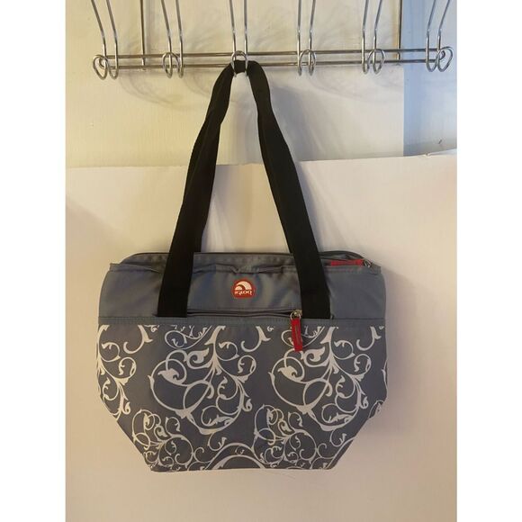 Igloo gray zipper lunch tote 15x11” - Picture 2 of 5